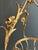 Metal 1940s Large gilded metal lantern with foliage decorations by Signe Palladio for Maison Baguès For Sale - Image 7 of 12