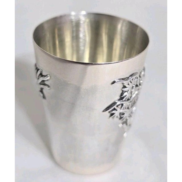 Silver Antique Late 19th Century Chinese Export Silver Beaker from Tuck Chang & Co. For Sale - Image 8 of 18