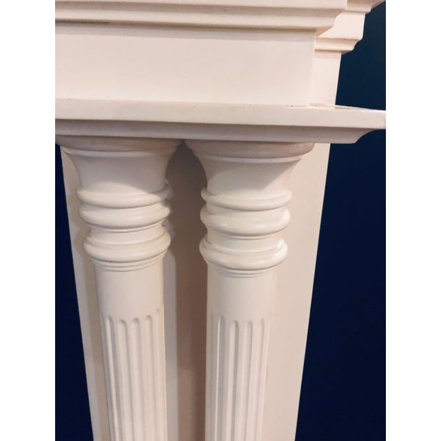 Monumental Hand Carved Neoclassical Fire Place Surrounds For Sale - Image 4 of 11