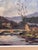 20th Century Oil "The Amblève River" For Sale - Image 9 of 9