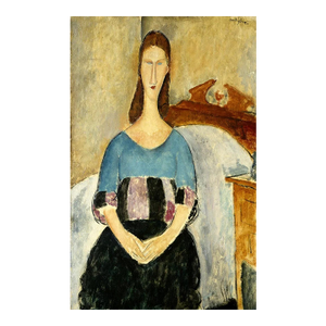 Modigliani Jeanne Hebuterne Seated Limited Edition