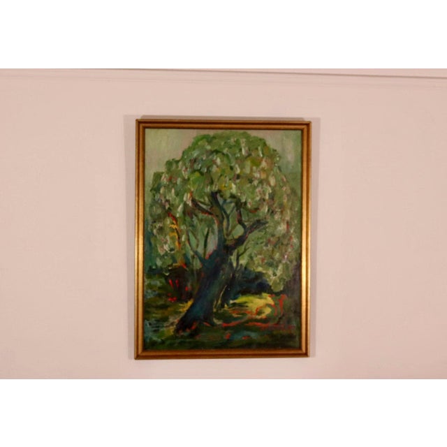 Nillo Kallio, Tree, 20th Century, Oil on Canvas, Framed For Sale - Image 6 of 18