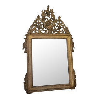 Mid 18th Century French Trumeau Mirror For Sale