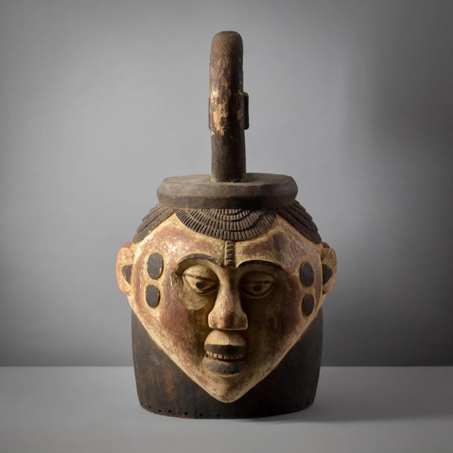 Early 20th Century Igbo Huge Wood Carved Mask Nigeria For Sale In Denver - Image 6 of 13