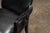 Pair of Black Leather Revival Armchairs With Nailhead Trim For Sale - Image 10 of 12
