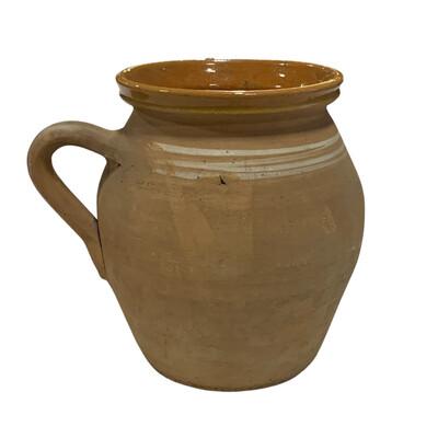 Farmhouse Vintage Glazed Vessel For Sale - Image 3 of 5