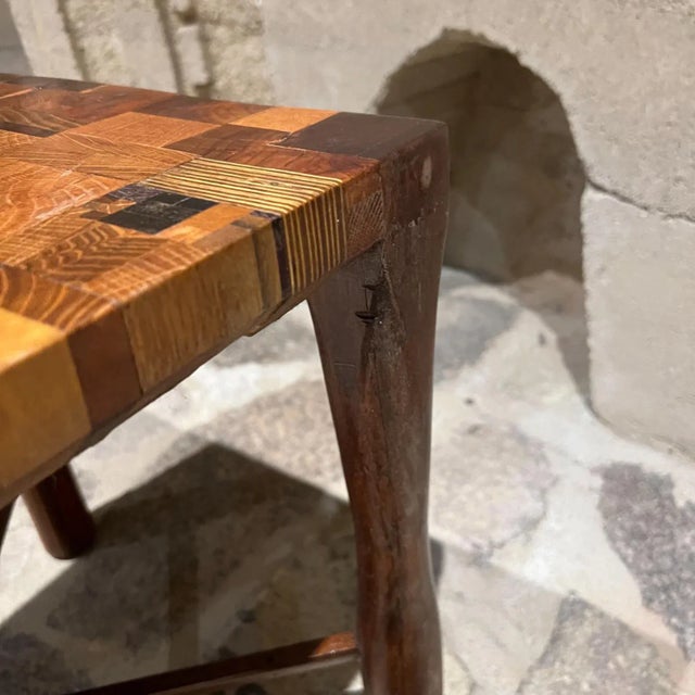 AMBIANIC presents 1970s Custom-made Exotic Wood Side Table Style of Don Shoemaker Mexico Single hand-crafted side table in...