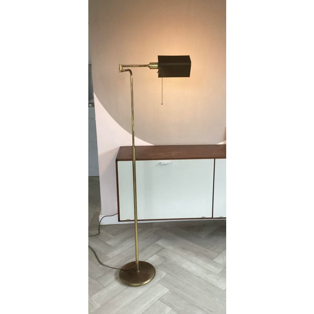 1970s Adjustable Brass Floor Lamp, 1970s For Sale - Image 5 of 10