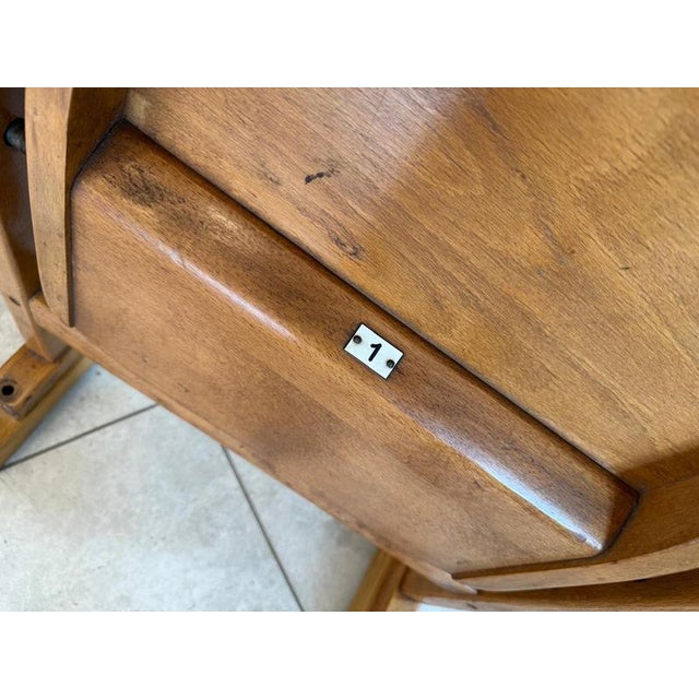 Cinema Folding Chair Row, 1950s For Sale - Image 15 of 17