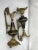 Vintage Elegant Brass Mantel Pitchers / Ewers - a Pair For Sale - Image 10 of 12