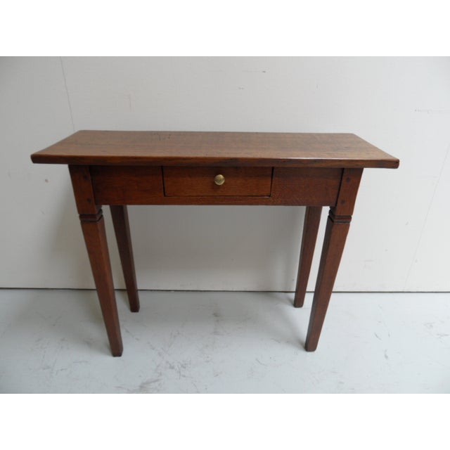 Antique Oak Side Table, 1890s For Sale - Image 6 of 12