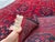 Afghan Khal Mohammadi Biljik Wool Rug, Mazar - 6'1" X 3'5" For Sale - Image 4 of 12