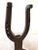 Brown 1950s Iron Horseshoe Andirons - A Pair For Sale - Image 8 of 10