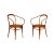 Vintage Bentwood Armchairs With Caned Seats - Mid Century - A Pair For Sale