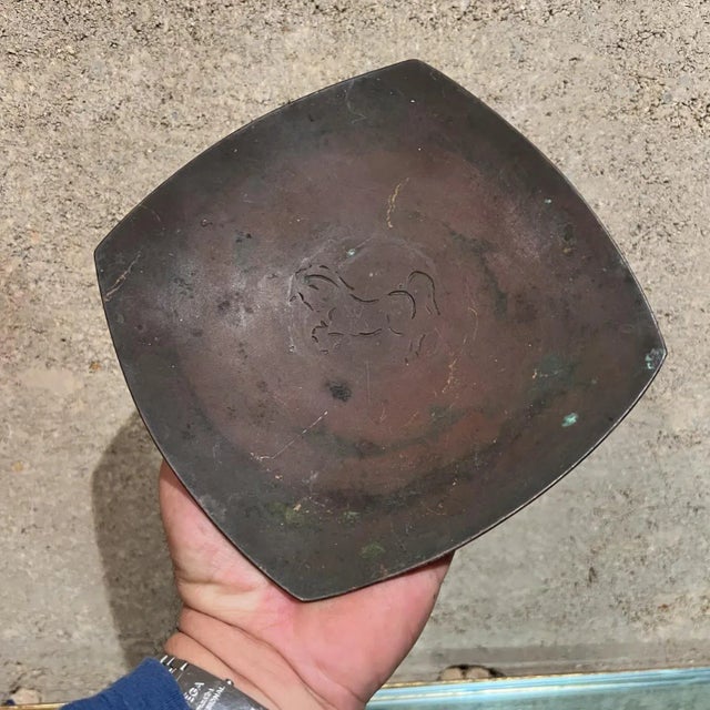 1960s California Bronze Dish Horse Design by Wah Ming Chang For Sale - Image 4 of 7