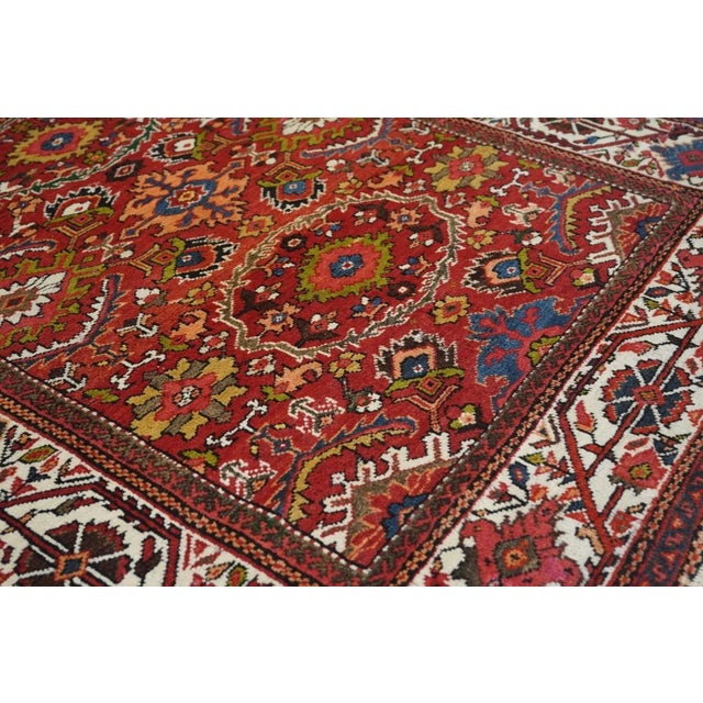 Antique Mahal Rug 4'6'' x 8'8'' For Sale - Image 9 of 11