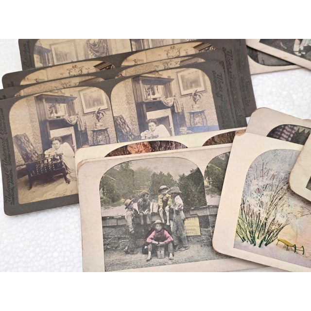 1900s Underwood & Underwood Stereoscope Viewfinder (Set of 2) and 66 Original Cards For Sale In Los Angeles - Image 6 of 8