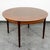Brown Mid Century Danish Modern Dining Table Brazilian Rosewood Round Vintage MCM For Sale - Image 8 of 10