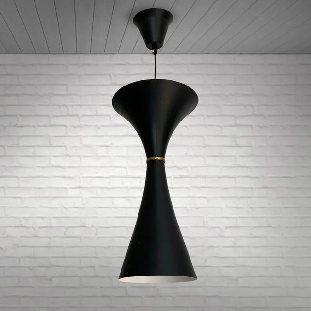 Modern Vintage Modern Pendant Lamp from Asea, 1950s For Sale - Image 3 of 12