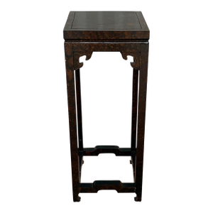 Asian Style Burlwood Plant Stand