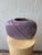1980s Postmodern Sculptural Aubergine Glazed Ceramic Vase by Jenkins Ceramics For Sale - Image 5 of 9