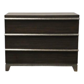 Stanley Furniture Horizon Collection Contemporary Modern 36" Three Drawer Chest 831-G3-82 - Flannel Finish For Sale