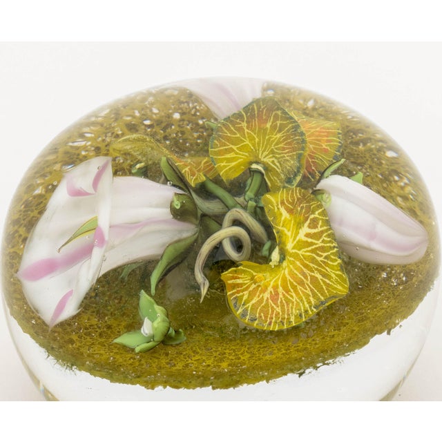 Paul Stankard Botanical Glass Paperweight, 2003 For Sale In New York - Image 6 of 12