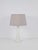 Vintage luxus table lamp trombo ball lamp 1969 mid century white scandinavian glass table lamps by u. And o. Kristiansson...