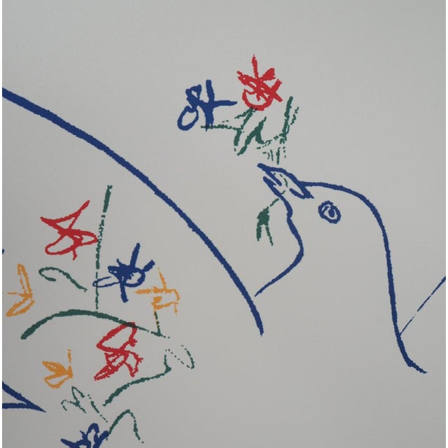 Pablo Picasso, La colombe aux rameaux de fleurs, Lithograph For Sale - Image 4 of 8