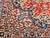 Vintage Room Size Persian Isfahan Rug, Handwoven Floral Pattern, Red & Blue, 9’ X 12’ For Sale - Image 9 of 12