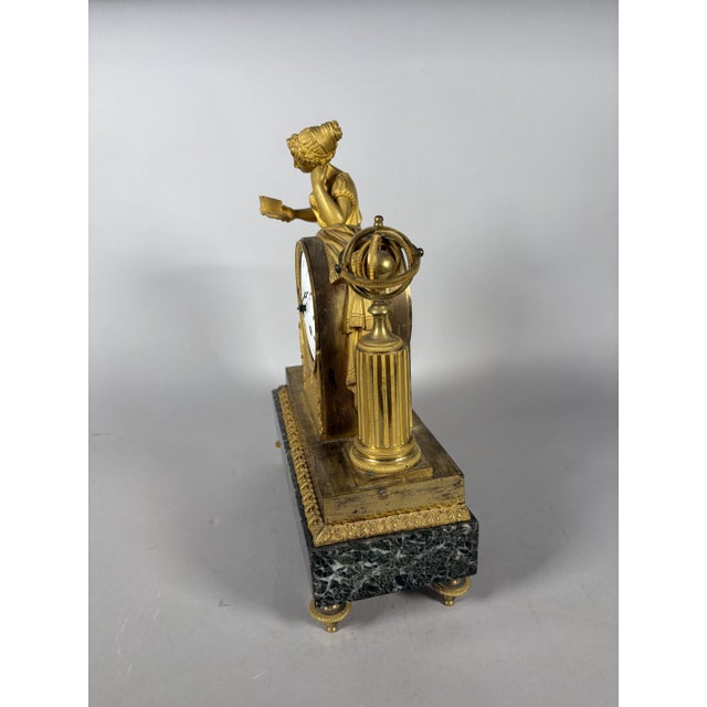 Early 19th Century 19th Century Empire Allegory of Knowledge Clock, 1800 For Sale - Image 5 of 7