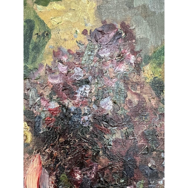 Jean-Louis Berger, Beau Bouquet, Oil on Canvas, Framed For Sale - Image 8 of 14