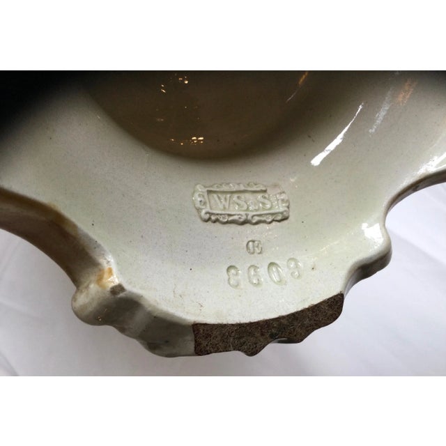 Ceramic 1890 Large Bohemian Majolica Urn Form Vase For Sale - Image 7 of 13