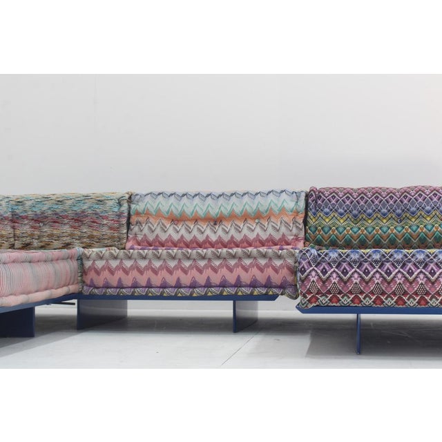 Mah Jong Sofa with Missoni Upholstery by Hans Hopfer for Roche Bobois, 2010s, Set of 10 For Sale - Image 9 of 18