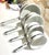 Vintage Limoges Nesting Porcelain & Aluminum Cookware Complete Set of Four – Botanical Berry Motif For Sale - Image 10 of 14