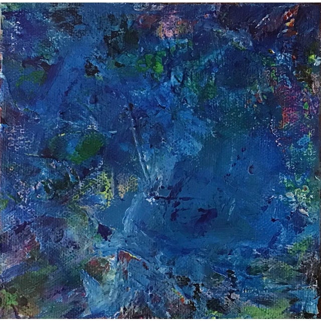 “CV53123” Original Coastal View Abstract Acrylic Painting on Stretched Canvas For Sale