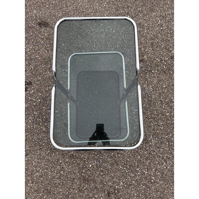 1970s Serving Bar Cart in Chrome and Smoked Glass, 1970s For Sale - Image 5 of 14