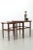 Vintage mimiset from denmark made of teak veneer. The mimiset consists of 3 tables or different heights. In good vintage...