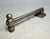 Large Antique Solid Nickel Plated Brass Hammer Front Door Knocker Bell Alarm For Sale - Image 9 of 12