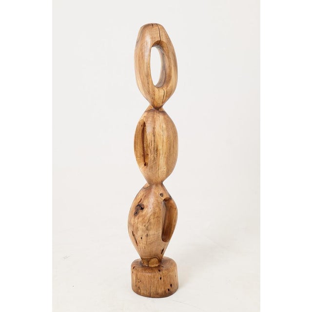 Still Stand Abstract Wood Sculpture by Logniture For Sale - Image 6 of 11