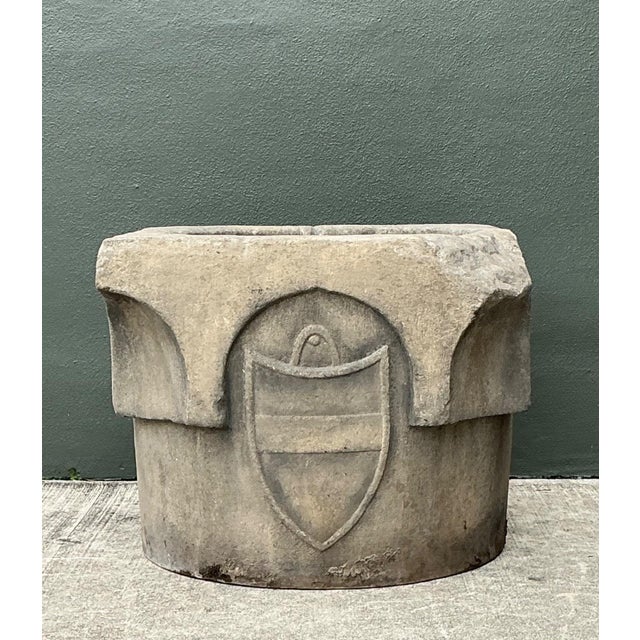 Vintage 19th Century Cast Stone Well Head For Sale In West Palm - Image 6 of 16