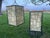 1950s Mid-Century Modern Geometric Pendant Light and Table Light Set ~ in the Style of Piet Mondrian For Sale - Image 6 of 12