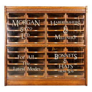 Vintage English Haberdashery Cabinet in Mahogany with Forty Drawers, 1920 For Sale