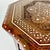 1970s 1970s Vintage Boho Chic Moroccan Mediterranean Octagonal Wood Inlaid Drinks Table For Sale - Image 5 of 12
