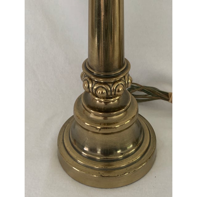 Mid 20th Century Northbrook by Stiffel Brass Table Lamps a Pair