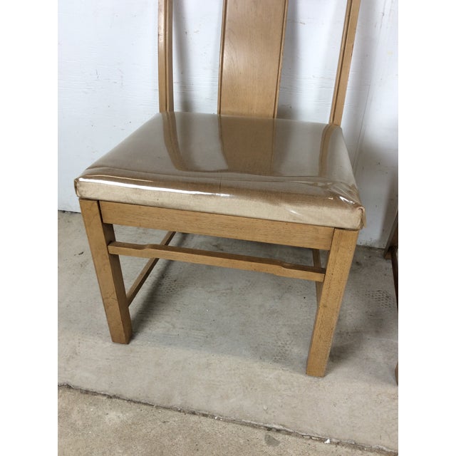Set of 6 Mid Century Modern Dining Chairs With Limed Walnut Finish For Sale - Image 16 of 18