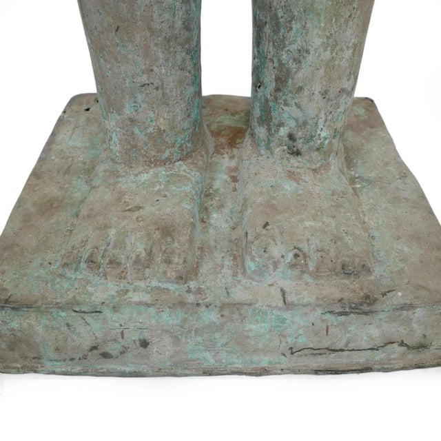Antique Bronze Nupe Idah Sculpture For Sale - Image 11 of 12