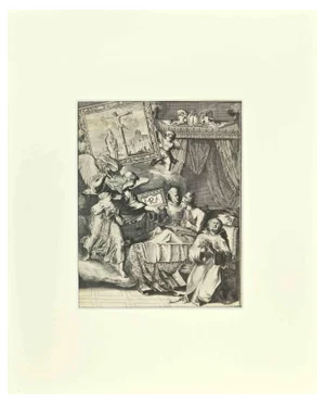 Romeyn de Hooghe, La Manière de se Bien Preparer à La Mort, Etching, 1700