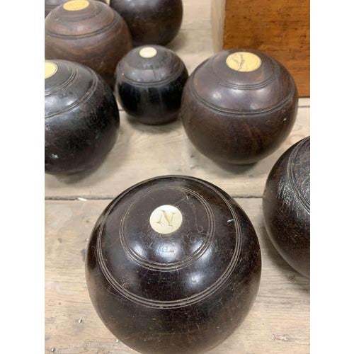 English Wooden Bowls, Set of 20 For Sale - Image 14 of 18