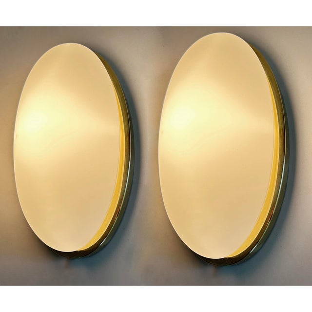 Vintage Glass Sconces from Limburg, Set of 2 For Sale - Image 10 of 18